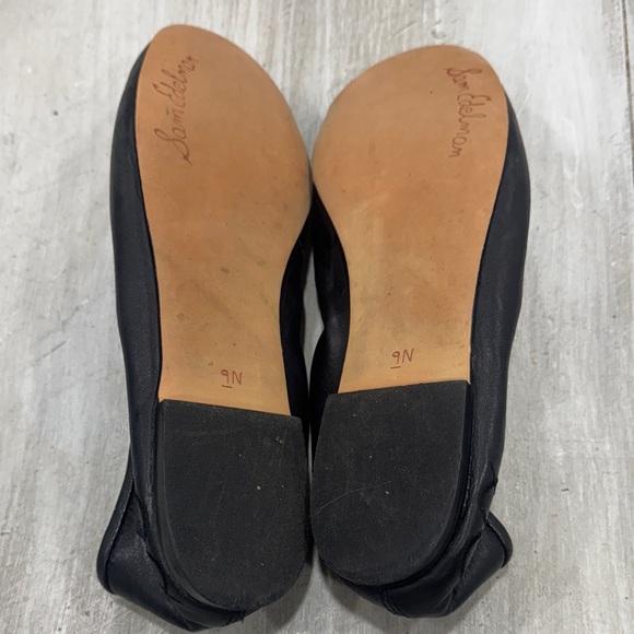 Sam Edelman Black Leather Flats - Picture 4 of 4
